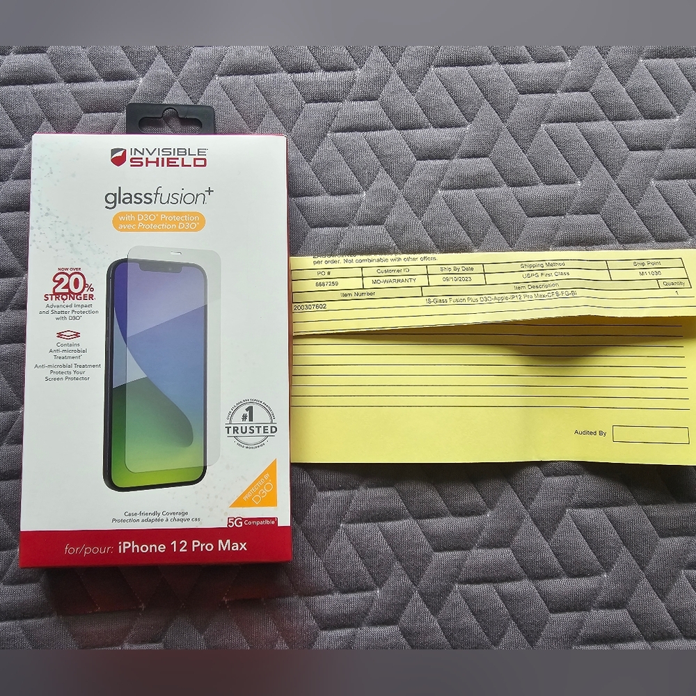 Zagg IPhone 12 pro max screen protector